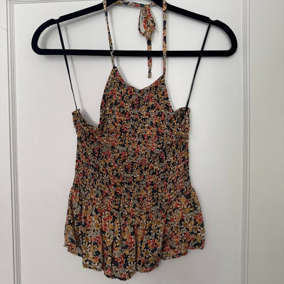 Patrons of Peace Smocked Halter - M - Picture 1 of 5